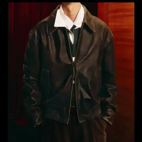 [BUNJANG] ZARA Leather Jacket (M) / 자라 소가죽 레더 자켓 m