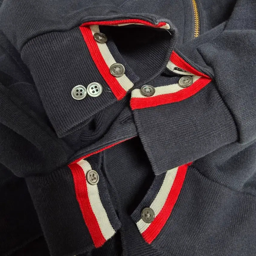 [BUNJANG] Thom Browne Tricolor Stripe Hooded Zip-Up Jacket / {클로젯}[5]톰브라운 백삼선 후드집업