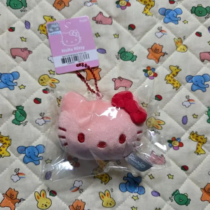 [BUNJANG] Red Kitty Face Bag Charm / 레드 키티 얼굴 가방고리