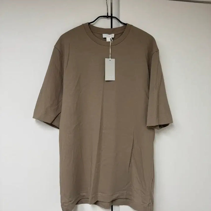 [BUNJANG] COS Brown Short-Sleeve T-Shirt - M / [새제품] COS 코스 브라운 반팔 티셔츠 - M