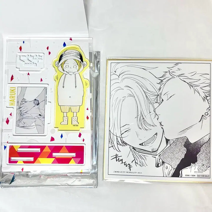 [SOLD OUT] 일괄) 기븐 기븐전 특전 색지 아키하루 + 하루키 명장면 아크릴 스탠드
