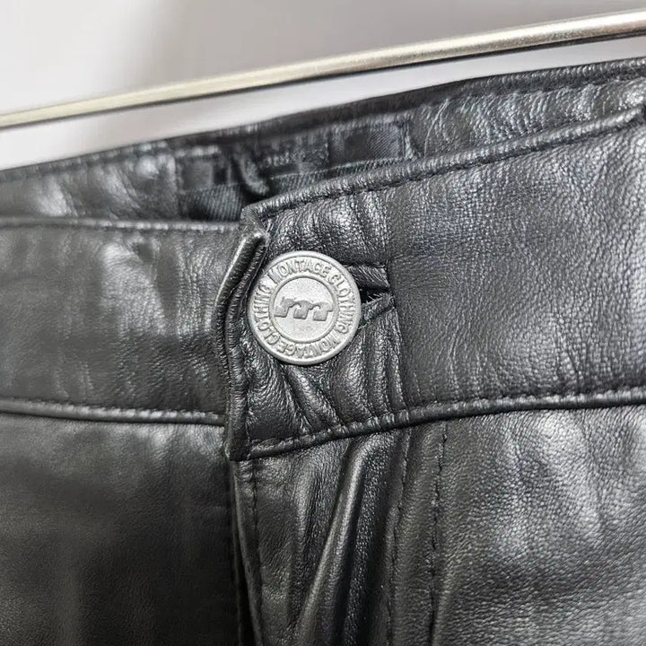 [BUNJANG] Montage Leather Pants M Size / 몽타주 가죽 팬츠 M 사이즈