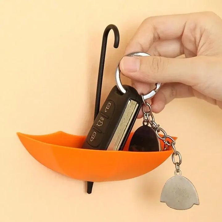 [BUNJANG] Rainbow Umbrella Wall Hook Key Holder / 무지개 우산 벽걸이 후크 키홀더