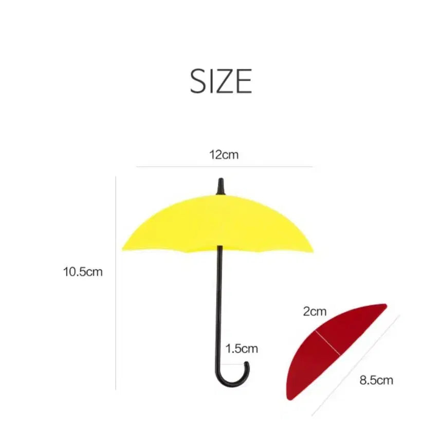 [BUNJANG] Rainbow Umbrella Wall Hook Key Holder / 무지개 우산 벽걸이 후크 키홀더