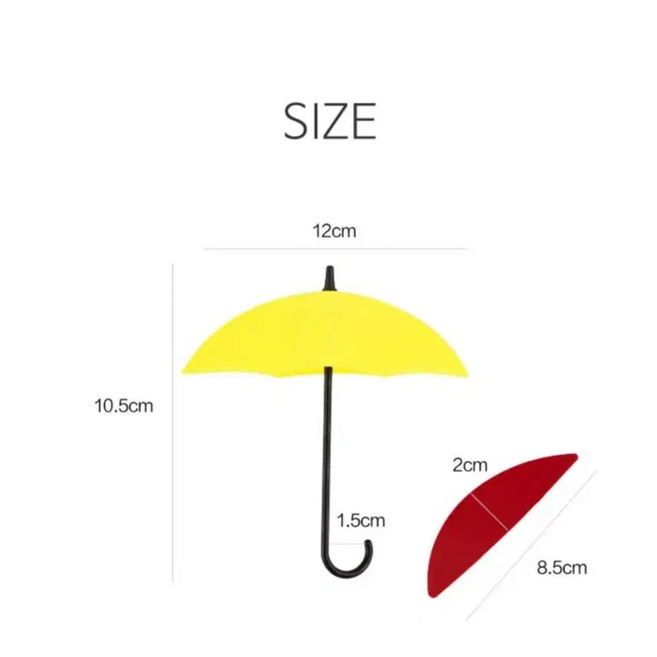 [BUNJANG] Rainbow Umbrella Wall Hook Key Holder / 무지개 우산 벽걸이 후크 키홀더