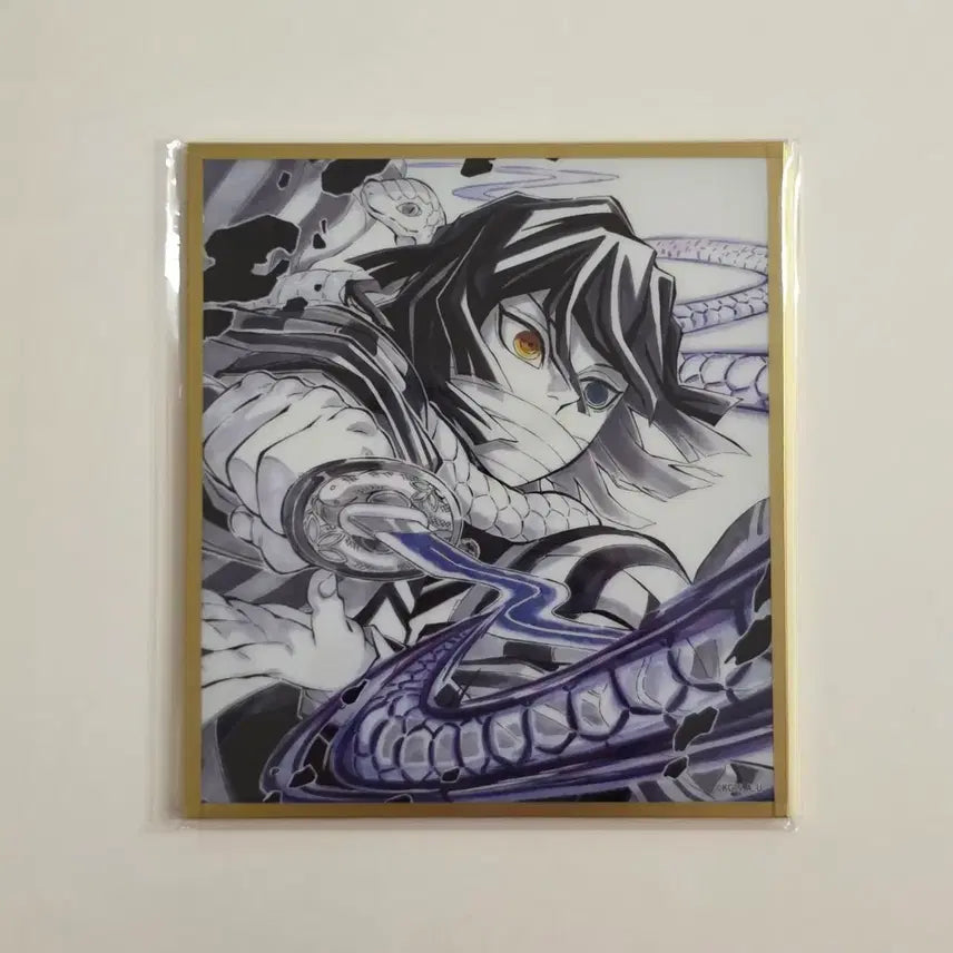 [BUNJANG] Demon Slayer Iguro Obanai Acrylic Shikishi / [미개봉] 귀멸의 칼날 이구로 유포 쿠지 아크릴 색지 웹샵 디오라마