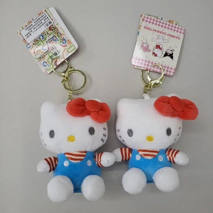 [SOLD OUT] 산리오 헬로키티 인형 키링 2개 세트
