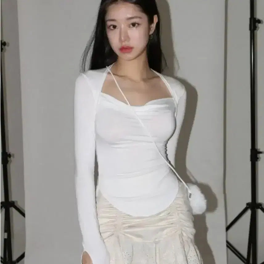 [BUNJANG] Mellow Top White / 드라이로즈 멜로우 탑 화이트