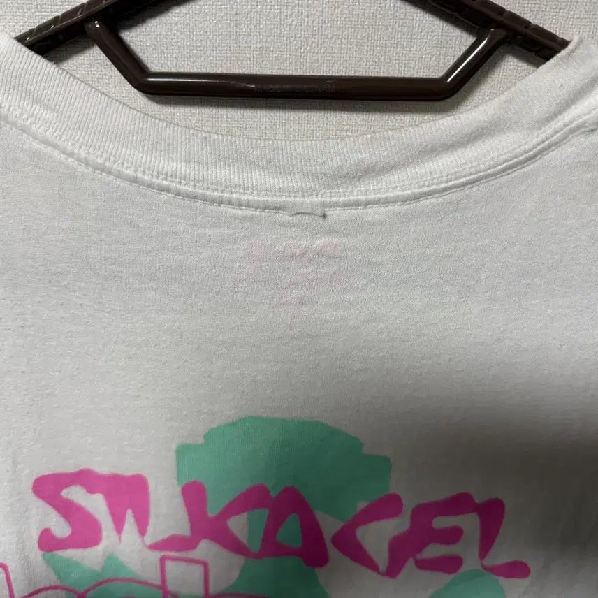 [SOLD OUT] 실리카겔 엠디 굿즈 콘서트 발란사 화이트 티셔츠 반팔
