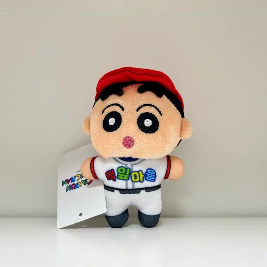 [BUNJANG] Crayon Shin-chan Ddeogip Village Baseball Team Plush Keychain / 짱구는 못말려 떡잎마을 야구단 인형 키링