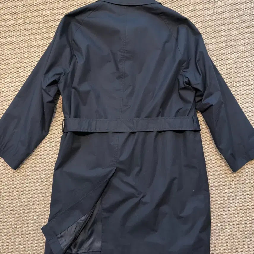 [BUNJANG] Polo Dark Navy Cotton Balmacaan Coat / 폴로 다크네이비 코튼 발마칸 40S 팝니다.