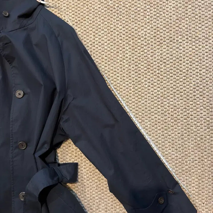 [BUNJANG] Polo Dark Navy Cotton Balmacaan Coat / 폴로 다크네이비 코튼 발마칸 40S 팝니다.