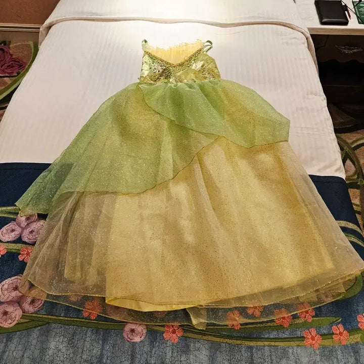 [BUNJANG] Disney Tiana Dress 디즈니 티아나 12A 드레스 / Disney Tiana Dress 디즈니 티아나 12A 드레스