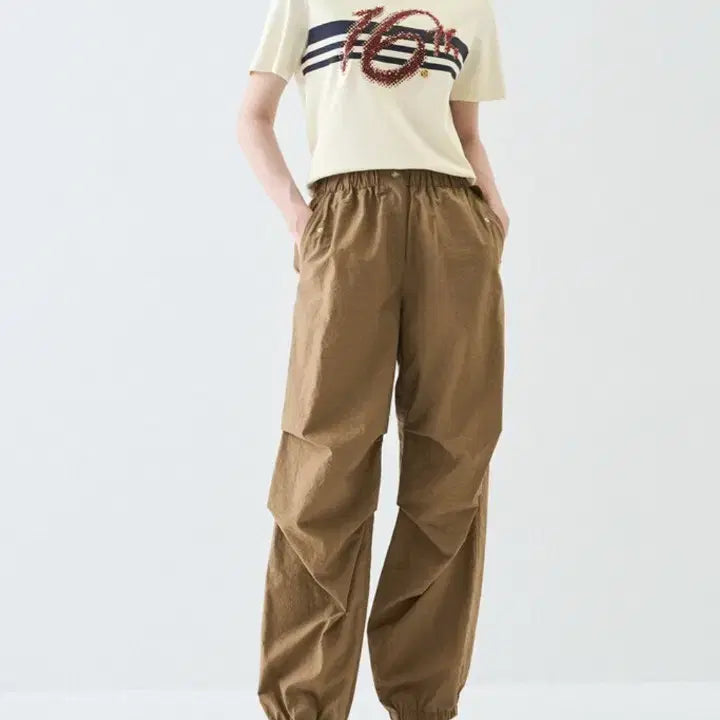 [BUNJANG] Lanvin Collection Crinkle Drape Jogger Pants / (새상품) 랑방 컬렉션 크링클 드레이프 조거팬츠