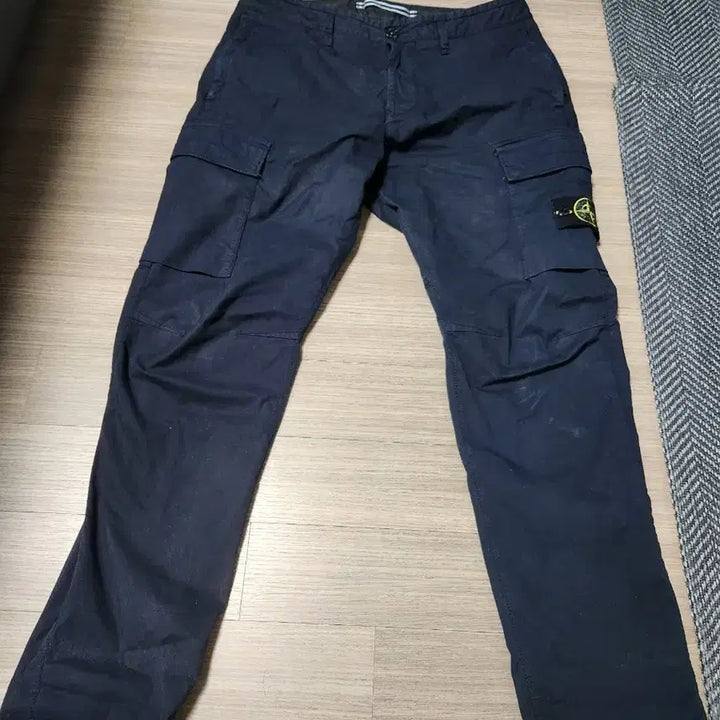 [BUNJANG] Stone Island Navy Cargo Regular Fit Pants 32 / (정품) 스톤아일랜드 네이비 카고 레귤러핏 팬츠 32