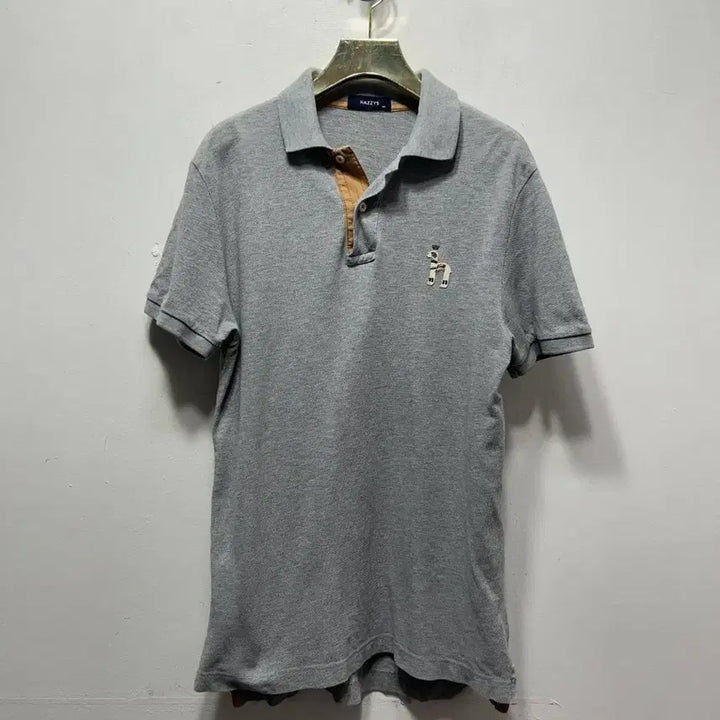 [BUNJANG] Hazzys Grey Short Sleeve Polo Shirt Size 100 / 헤지스 그레이 반팔 폴로티 100