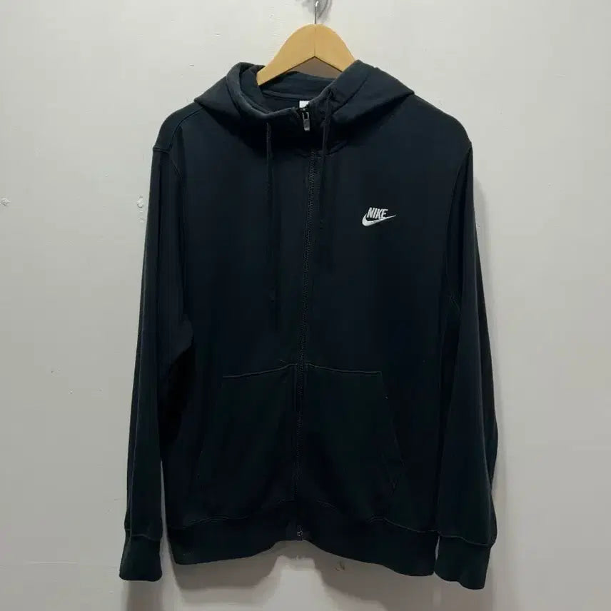 [BUNJANG] Nike Black Hoodie Zip-up L / 나이키 검정색 후드집업 L