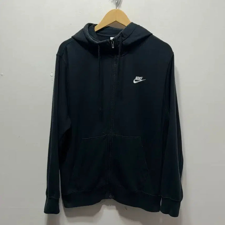 [BUNJANG] Nike Black Hoodie Zip-up L / 나이키 검정색 후드집업 L