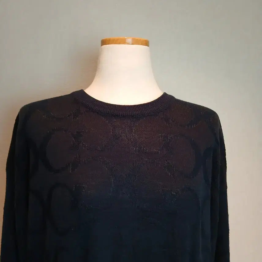 [BUNJANG] Gucci Knit Long Sleeve Shirt / 구찌 니트 긴팔. 짙은네이비색