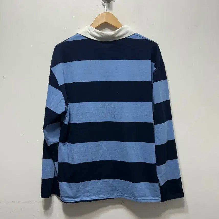[BUNJANG] Bellide Striped Rugby Long Sleeve T-Shirt / Bellide 스트라이프 럭비 롱슬리브 티셔츠 L