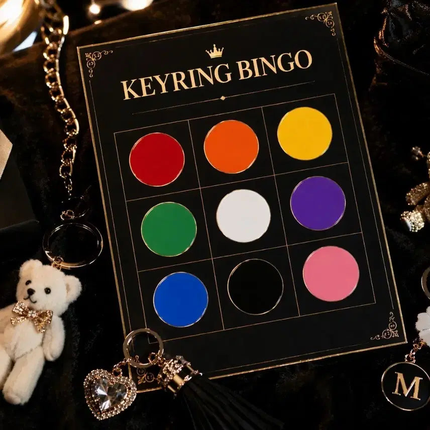 [BUNJANG] Bingo Game Keyring &amp; Grip Tok Set / 키링&amp;그립톡 빙고게임