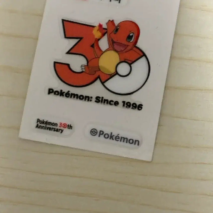 [BUNJANG] Pokemon 30th Anniversary Charmander Stickers 0004 / 포켓몬스터 30주년 파이리 띠부씰 0004