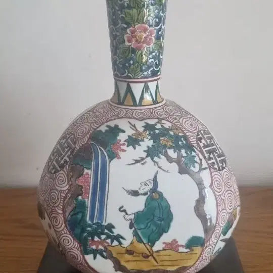 [BUNJANG] Antique Japanese Vase with Pedestal / 일본 오래된 화병