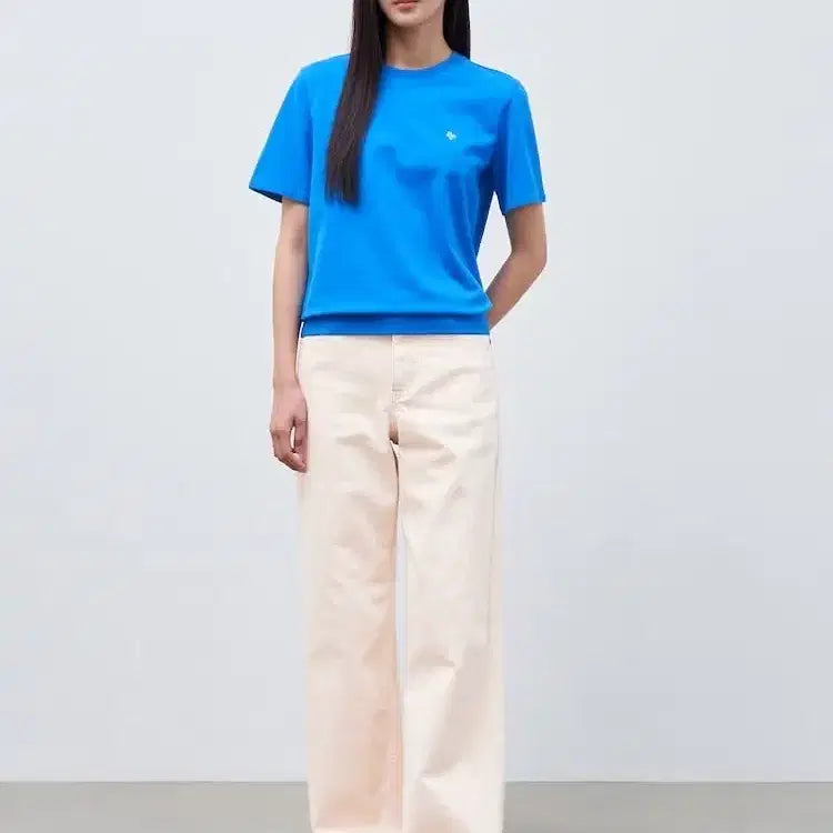 [BUNJANG] Beanpole Ladies 24SS Beige Denim Pants / 24년 빈폴레이디스 데님