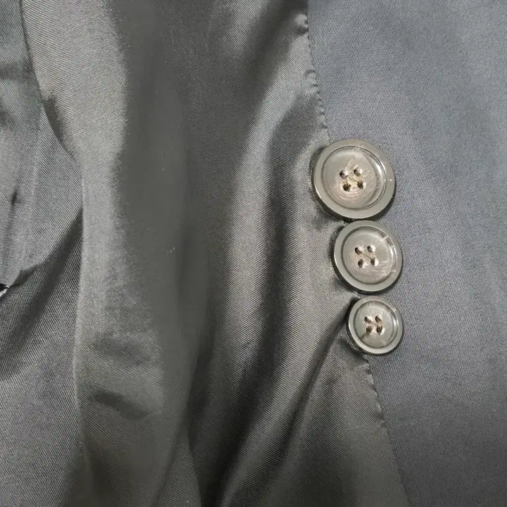 [BUNJANG] Coach Trench Coat / 코치 블랙 배색 트렌치 코트