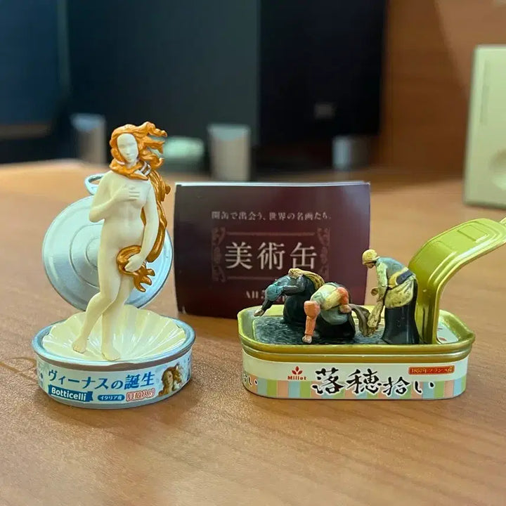 [BUNJANG] Tongjorim Art Museum Miniature 2-Piece Bundle Set / 통조림 캔 미술관 미니어쳐 2종 일괄 (가챠/캡슐토이)