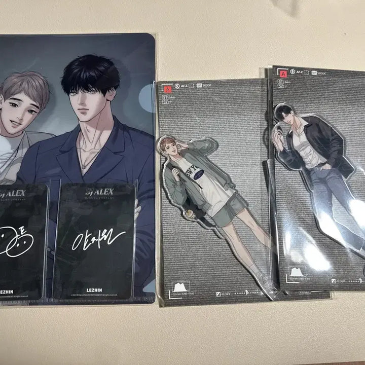 [BUNJANG] B.J Alex Acrylic Clear File / bJ알렉스 아크릴 클리어파일