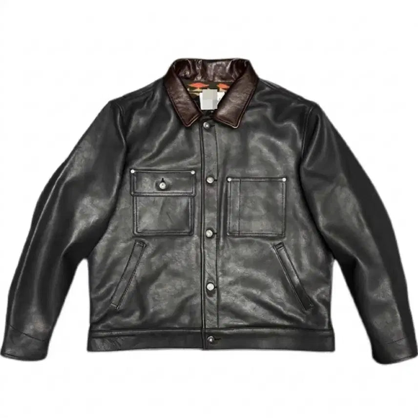 [BUNJANG] Vintage Leather Jacket / 남성가죽자켓
