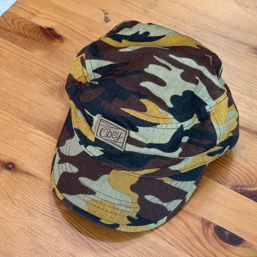 [BUNJANG] OBEY Military Cap Camo One Size / 오베이 남성 여성 군모 카모 캡모자 프리사이즈