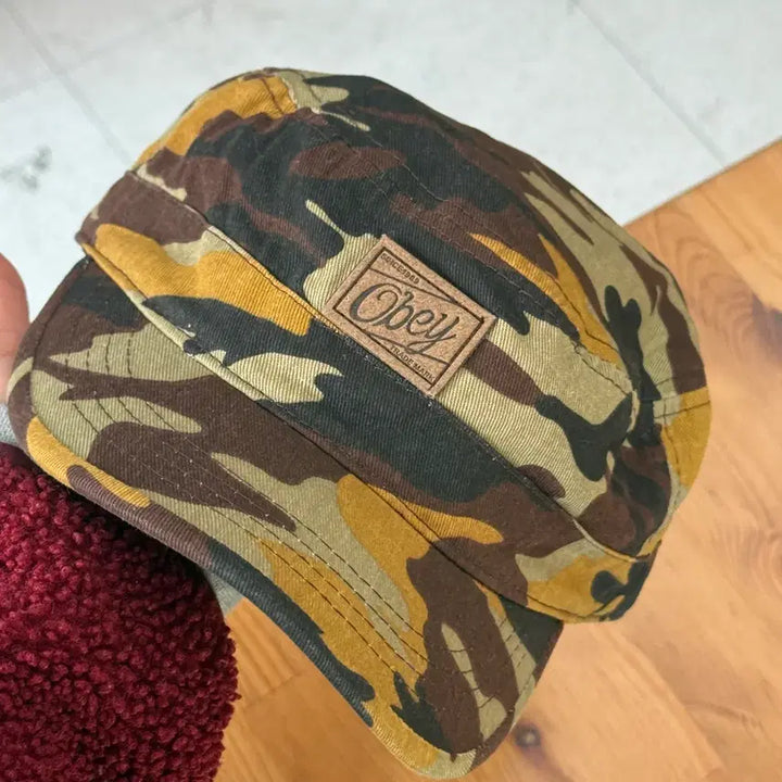 [BUNJANG] OBEY Military Cap Camo One Size / 오베이 남성 여성 군모 카모 캡모자 프리사이즈
