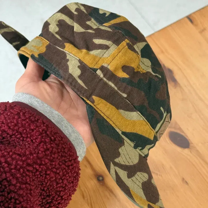 [BUNJANG] OBEY Military Cap Camo One Size / 오베이 남성 여성 군모 카모 캡모자 프리사이즈