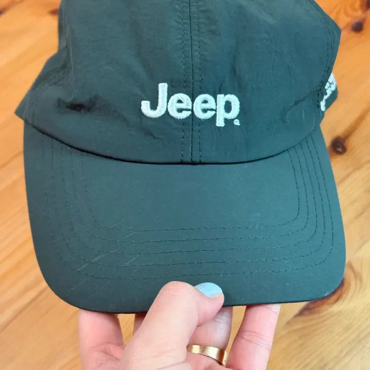 [BUNJANG] Jeep Nylon Cap Dark Khaki / 지프 남성 여성 나일론 볼캡 모자 다크카키 프리사이즈