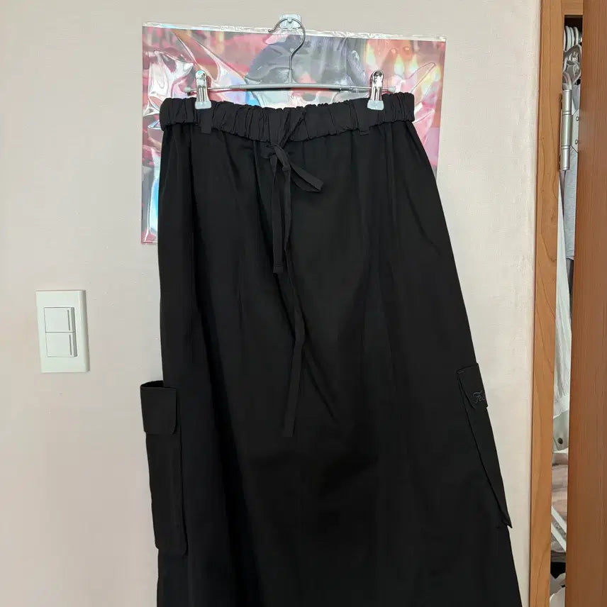 [BUNJANG] Poetto Long Skirt Charcoal / 포에토 롱스커트