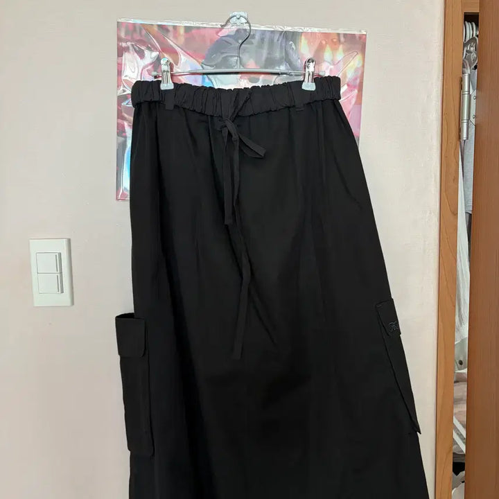 [BUNJANG] Poetto Long Skirt Charcoal / 포에토 롱스커트