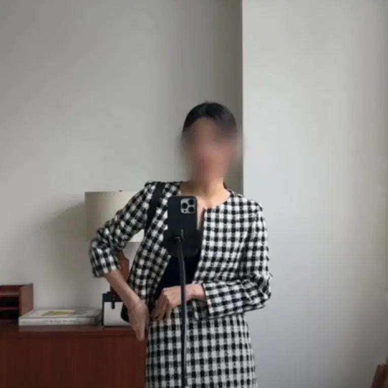 [BUNJANG] Sie Diacheck Jacket (S Size) / Sie 디아체크자켓 s사이즈