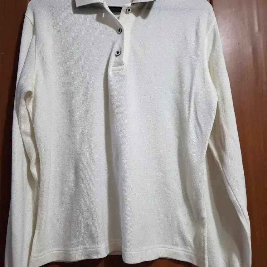 [BUNJANG] Black&amp;White Long Sleeve Polo Shirt / Black&amp;White 긴팔 폴로 셔츠