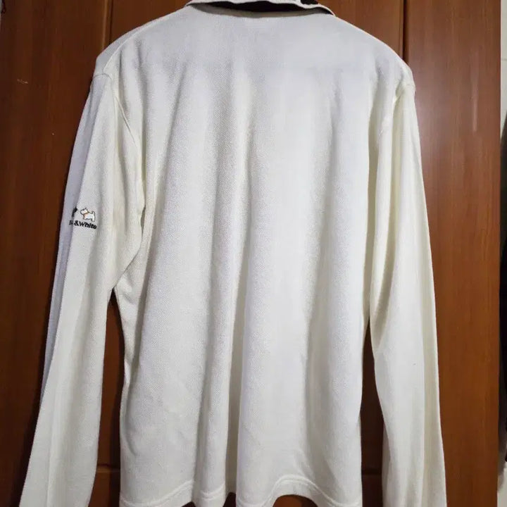 [BUNJANG] Black&amp;White Long Sleeve Polo Shirt / Black&amp;White 긴팔 폴로 셔츠