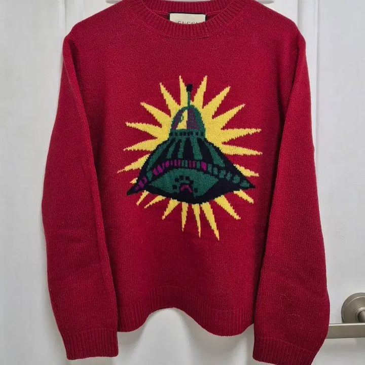 [BUNJANG] Gucci UFO Wool Knit Sweater / (정품) 구찌 UFO 울 니트 스웨터 맨투맨 M