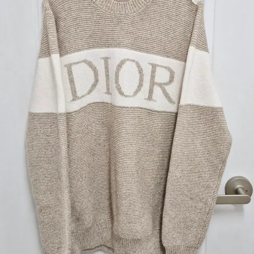 [BUNJANG] Dior Signature Logo Wool Cashmere Sweater M / (정품) 디올 시그니처 로고 울 캐시미어 스웨터 니트 맨투맨 M