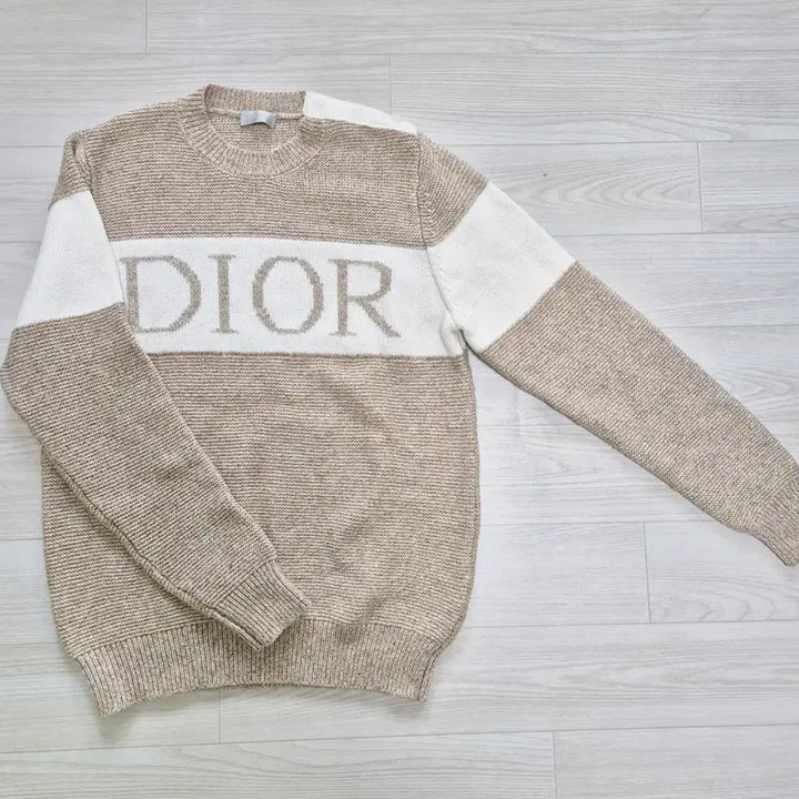 [BUNJANG] Dior Signature Logo Wool Cashmere Sweater M / (정품) 디올 시그니처 로고 울 캐시미어 스웨터 니트 맨투맨 M