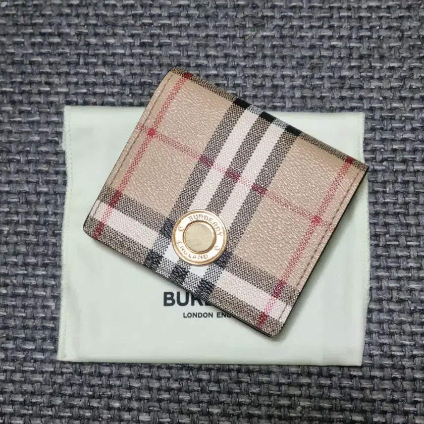 [BUNJANG] Burberry Check Small Wallet / 버버리 체크스몰 반지갑