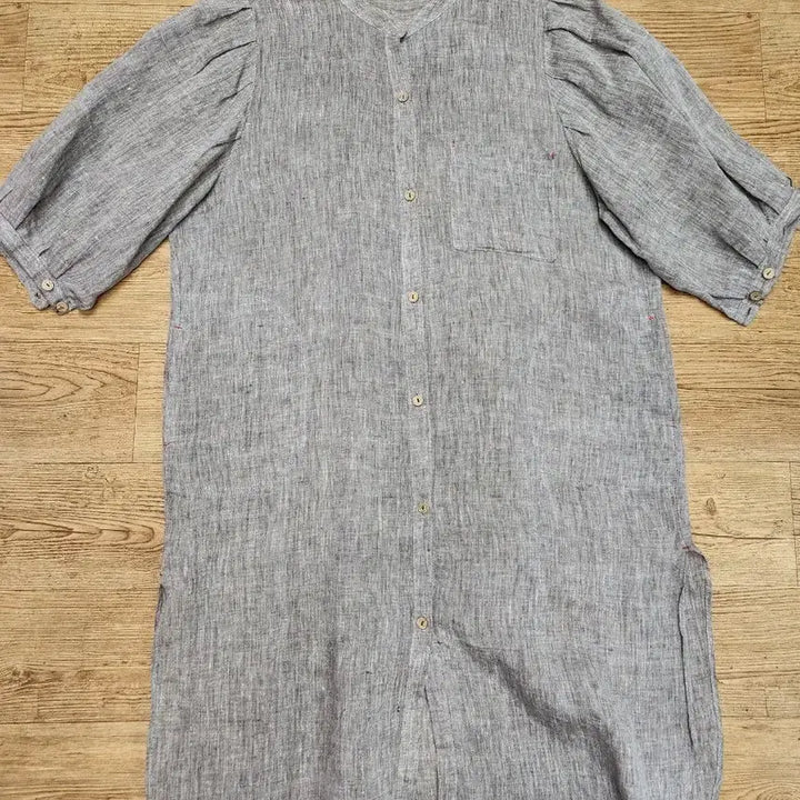[BUNJANG] Linen Puff Sleeve Shirt / 린넨 퍼프 소매 셔츠