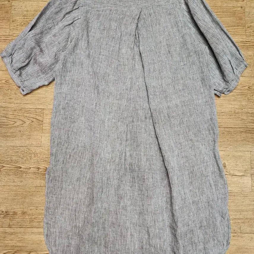 [BUNJANG] Linen Puff Sleeve Shirt / 린넨 퍼프 소매 셔츠