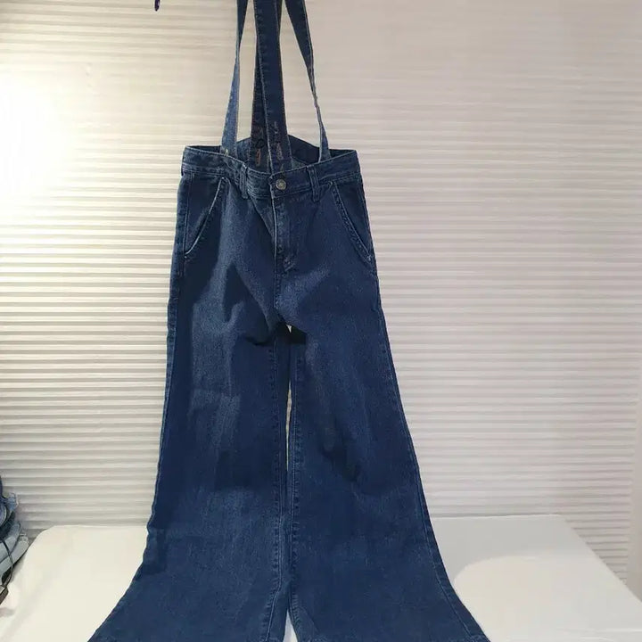 [SOLD OUT] (55)멜빵   와이드 데님청바지, 점프슈트
