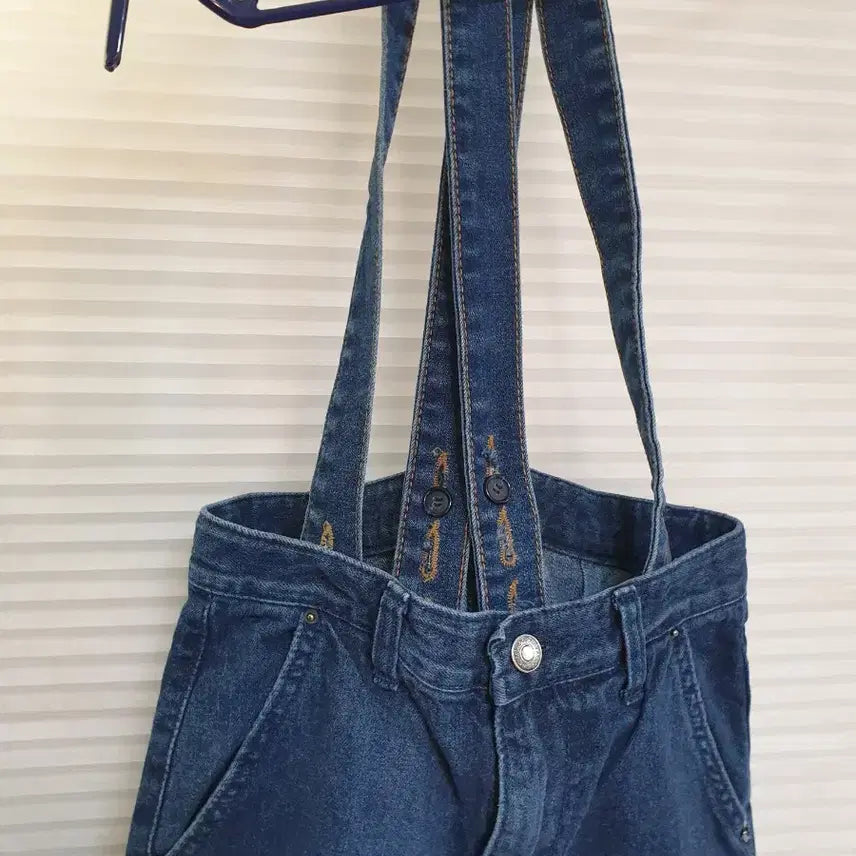 [SOLD OUT] (55)멜빵   와이드 데님청바지, 점프슈트
