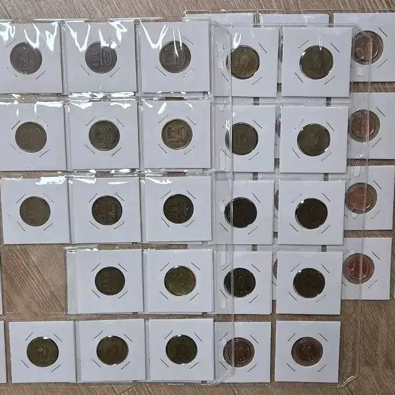 [BUNJANG] 10 Won Coin Album Storage Case / 10원 줄세우기 엘범보관 케이스 사용제